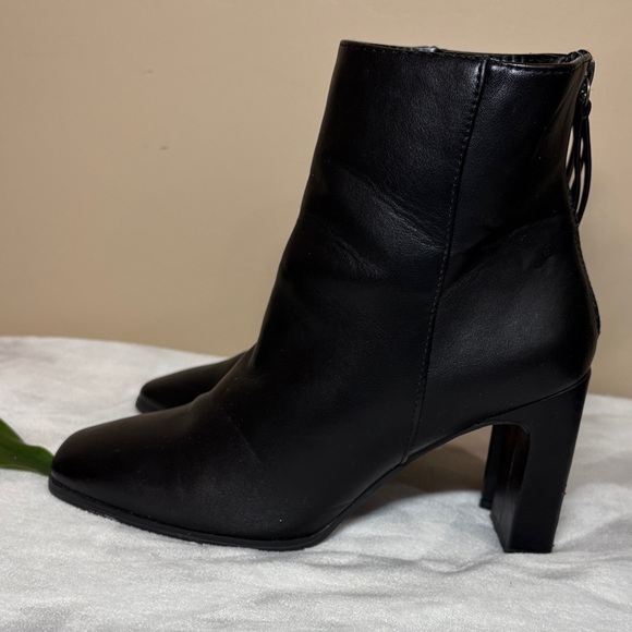 Maurices McKayla Black 3.25” Heeled Faux Leather Boots, 8 - Picture 5 of 11